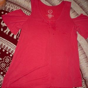 Maurices   off-the shoulder v neck top
